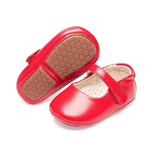 Image of PHIRAMIN Toddler Girl Mary Jane Dress Shoes-Little Girl School Uniform Shoes for Wedding Party