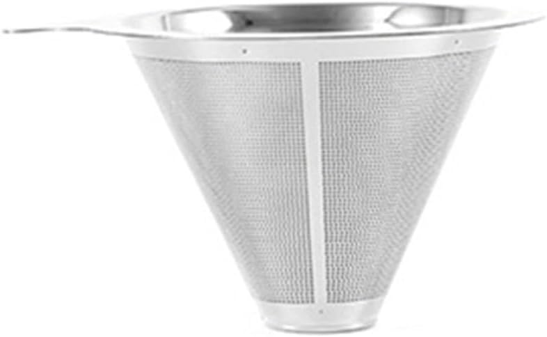 Stainless Steel Coffee Filter, Reusable Pour Over Cone Dripper Holder Mesh, Pour Over Coffee Dripper, Pour Over Coffee Filter, Cone Reusable Cup Metal Fine Strainer, Coffee Dripper (S)