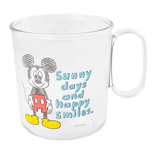 SKATER フタ付 ストローコップ ミッキースケッチ