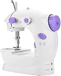 Mini Electric Sewing Machine Portable Compact Double Speed Double Control Electric Thread Household Sewing Machine