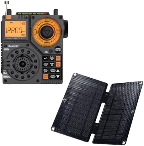 Draagbare Kortegolf Radio-ontvanger, Full Band Radio-ontvanger 2 Scherm FM AM SW HF LW 144-27000Khz 65-108Mhz
