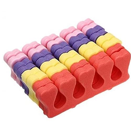 Ruluti 20pcs Toe Separatori Spreader Spreader Set