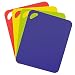 Dexas Heavy Duty Grippmat Flexible Cutting Board Set of Four, 11.5 by 14 inches, Blue, Green, Yellow, Red