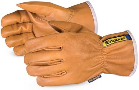 378GOBTKLL Endura Kevlar-Lined Waterstop/Oilbloc Winter Goat-Grain Drivers Glove, Size Large