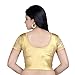 Fressia Fabrics Readymade Gold Stretchable Saree Blouses Women's