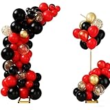 Metall Ballonbogen Ständer, Höheneinstellbar Hochzeitsbogen Hintergrund Ständer, Metall Bogen Hintergrund Ständer Set für Geburtstage, Babytaufen Und Alle Arten Von Feierlichkeiten(204cm & 241cm)