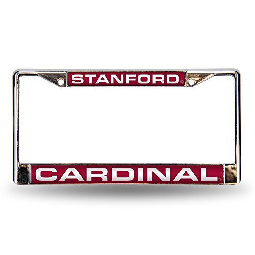 Rico Industries NCAA Stanford Cardinal Standard Chrome Laser License Frame 12" x 6"