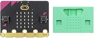 wiianoxd BBC :bit V2.2 Kit Built-in Speaker Mic Touch Sensitive Programmable Learning Development Board+Protective Case C