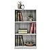 Furinno Basic 3-Tier Bookcase Storage Shelves, French Oak Grey
