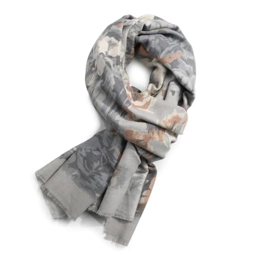 Superora Bufanda Caliente Bufandas Suaves para Mujeres Estolas Envolturas y Chales Patrón Impreso Floral 190cm*65cm