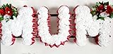 mySilkFlowers MUM Artificial Silk Funeral Flowers Name Letter Tribute Memorial