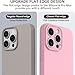 iYavvort Compatible with iPhone 16 Pro Max Case, Liquid Silicone Upgrade [Camera Protection] [Soft Anti-Scratch Microfiber Lining] Shockproof Phone Case (Pink, iPhone 16 Pro Max)