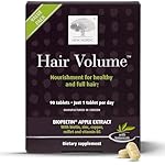 NEW NORDIC Hair Volume Tablets, 3000 mcg Biotin & Biopectin Apple Extract, Hair Vitamins to Support Natural Hair Growth, 90 Count (Pack of 1)