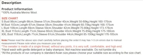 Men Basic O-Neck Wool Winter Long Sleeve Merino Wool Knitwear Smart Pullover4