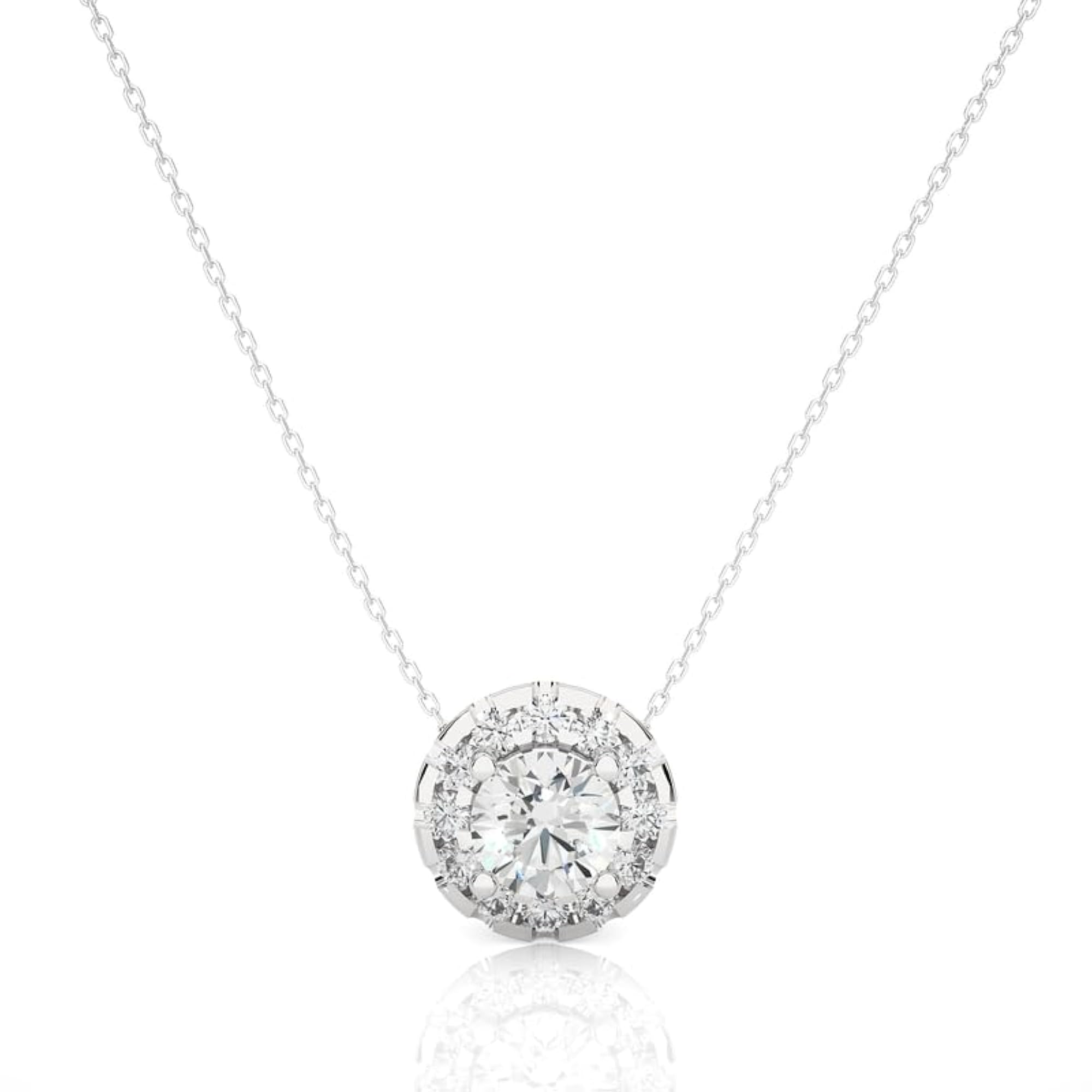 925 Sterling Silver Necklace with Fine Finish, Secure Clasp