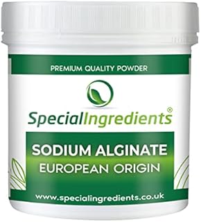 Special Ingredients Sodium Alginate 500g Molecular Gastronomy Ingredient, Premium Quality, Vegan, Non-GMO, Gluten Free  Recyclable Container