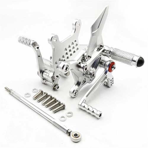 Repose-pieds KAWASAKI ZX-4RR réglables contre fatigue passager argent