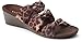 Vionic Park Rizzo - Womens Wedge Sandal Tan Leopard - 8