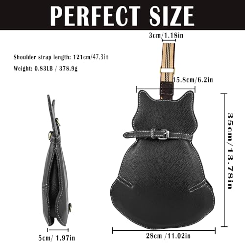 Cat Purse Crossbody Handbags for Women Men Chest Bag with Adjustable Strap Cat Sling Bag Women's Crossbody Bags2