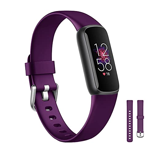 honecumi Fitbit Luxe�o���h�Ή� �j�����p �V���R���X�|�[�c�����p�r���v�X�g���b�v �u���X���b�g ���X�g�X�g���b�v ���X�g�o���h �J���t���ȃo���h�A�N�Z�T���[ ���^���o�b�N���t�� L�T�C�Y S�T�C�Y, Small:5.5"-7.1", �V