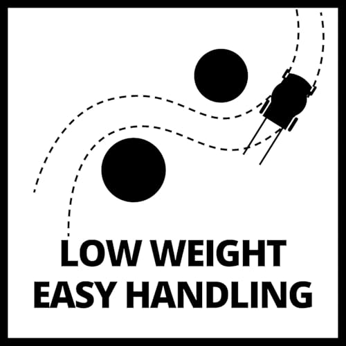 Einhell Cortacésped eléctrico 1000 W, 32 cm de Ancho de Corte, 30 L, Ajuste de la Altura de Corte en 3 Pasos, Carril guía Plegable, Ruedas para Salvar el césped, Color Rojo/Negro - imagen 11