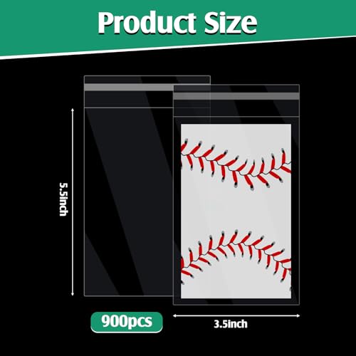 Pochettes de protection refermables en plastique Lewtemi pour cartes à collectionner et baseball