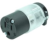 Journeyman-Pro 515CV-LIT Lighted 15 Amp 120-125 Volt, NEMA 5-15R, 2Pole 3Wire, Straight Blade,...