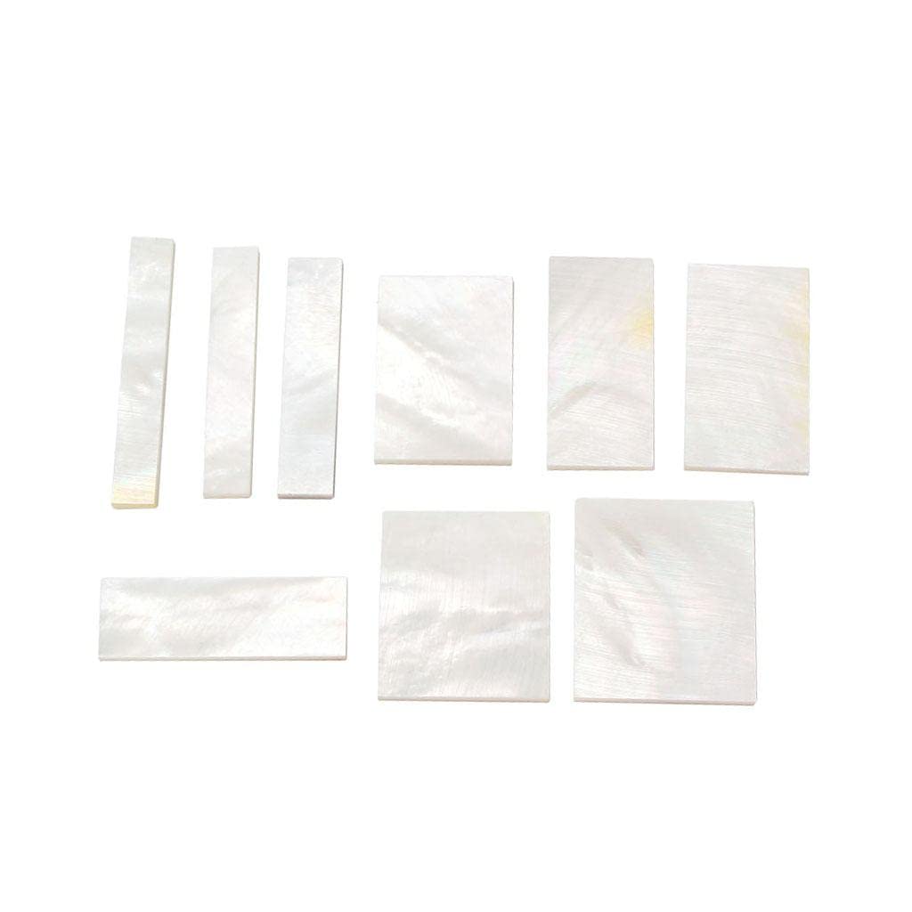 SunniMix incrustation de nacre blanche vierge pour guitare manche guitare
