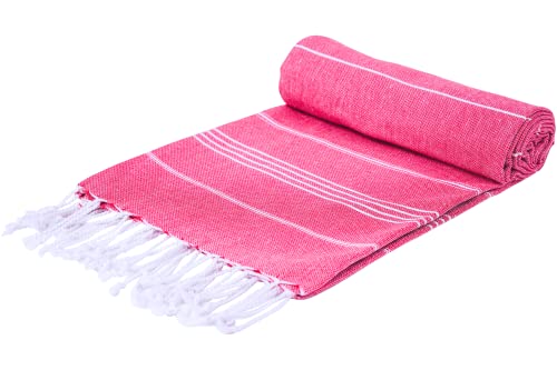 Mon Bijou® Toalla de Playa Grande, 200x200 cm, XXL, de Sauna, de baño. Unisex, Toalla de Gimnasio, de algodón Reciclado sostenible, Ultraligera y de Secado rápido.