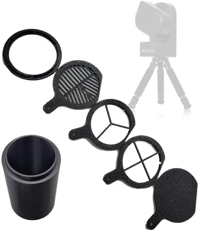 Seestar S50 Dew Shield Premium Accessory Kit, Dew Shield, Dust Cap, Bahtinov Focus mask, Diffraction Spike Masks, Adapter, Best Seestar Accessory Kit (S50PremKitBLACK) image 2