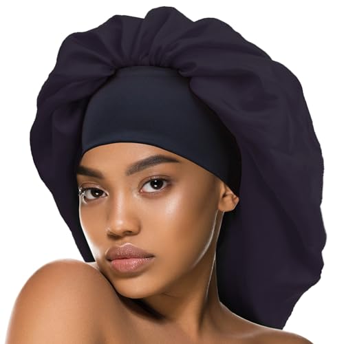 Bonnet en satin contre la casse des cheveux Super Jumbo taille XXL