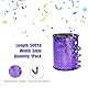 Geschenkband Tiefviolett 5mm Breit,450M Kräuselband Geschenkbänder Schleifenband Glitzer Ballonband Ringelband,Dekoband für Hochzeit Weihnachten Neujahr Geburtstag Geschenkverpackung Ballonverschlüsse