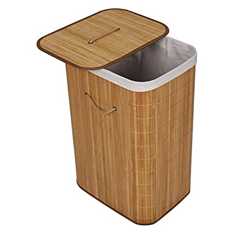 WilTec Panier à Linge Pliable 72L Cover