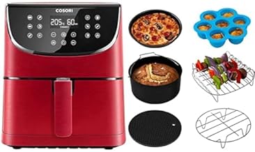 COSORI Freidora sin Aceite 5.5 L, freidora aire caliente + Accesorio para freidora de Aire, Plastic