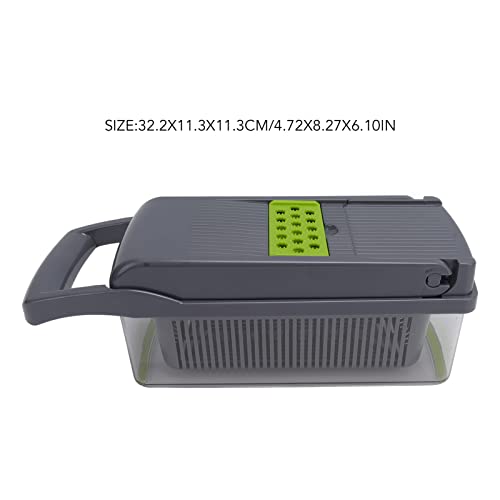 Cortadora multifuncional de vegetales Flexman con contenedor miniatura 6