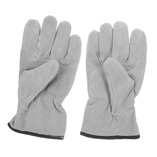 Operitacx Guanti Per Saldatura Resistenti Al Palmo Rinforzato Per e Lavori All Aperto Adatti Donne e Per Edilizia e Giardinaggio