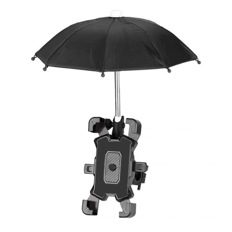 Support de téléphone portable de vélo créatif avec parasol résistant à la pluie