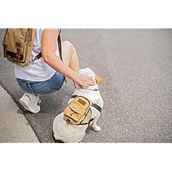 leather dog backpack