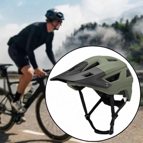 YIJU Capacete de bicicleta adulto, capacete de mountain bike, respirável, leve, confortável, ajustáv