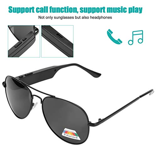 Goshyda Smart Bluetooth Sunglasses, Portable Foldable Wireless Audio Outdoor Headphone Glasses, Support Call Function, Support Music - Image 3