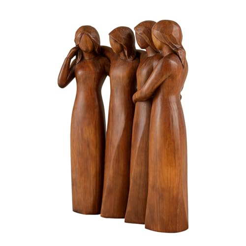 Figurine de sœurs statuette abstraite en résine haute qualité - 7