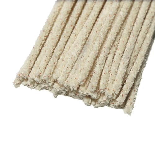 Pipe Cleaners Hard Bristle (50 Count) 6 Inch Pipe Cleaners Bulk for Removing Tar Resin Plastic Metal Ceramic Wood Pipe (Yellow) - Image 2