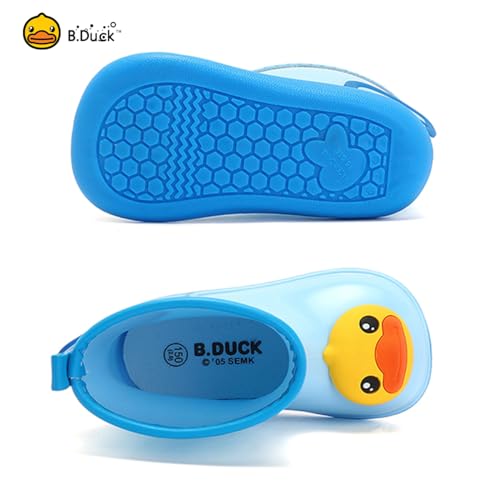 B.Duck Kids Rain Boots for Boys Girls Waterproof Toddler Cartoon Garden Boots2