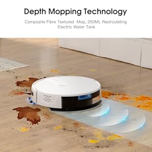 Robot Vacuum and Mop Cleaner with 4500Pa Suction, Advanced 3D Obstacle Avoidance, Next-Generation Smart APP & Voice Control Robotic Vacuum, Automatic Aspirdora for Pet Hair, Home Hard Floor Robot Vacuum and Mop Cleaner with 4500Pa Suction Advanced 3D Obstacle Avoidance Next Generation Smart APP Voice Control Robotic Vacuum Automatic Aspirdora for Pet Hair Home Hard Floor