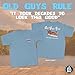 OLD GUYS RULE Men's Graphic T-Shirt, Took Decades - Gift for Dad, Grandpa, Husband, Father's Day, Birthday, Holiday - Funny Novelty Tee for Boating, Lake Days, Weekends (Lake Blue, X-Large)