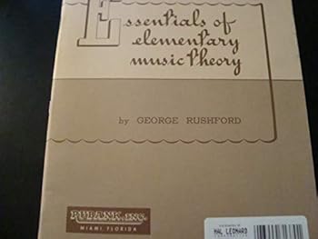 Sheet music Essentials of elementary music theory by George Rushford Book