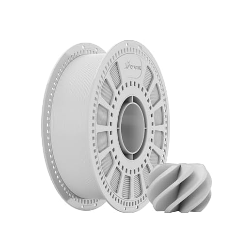 JOY FUTURE ABS 3D Printer Filament, 3D Printer Filament, 1.75mm Dimensional Accuracy +/- 0.02mm, Excellent Resistance, Odorless Non-Toxic, Stability, Tough, 1kg(2.2lbs) Printing Filament (White)