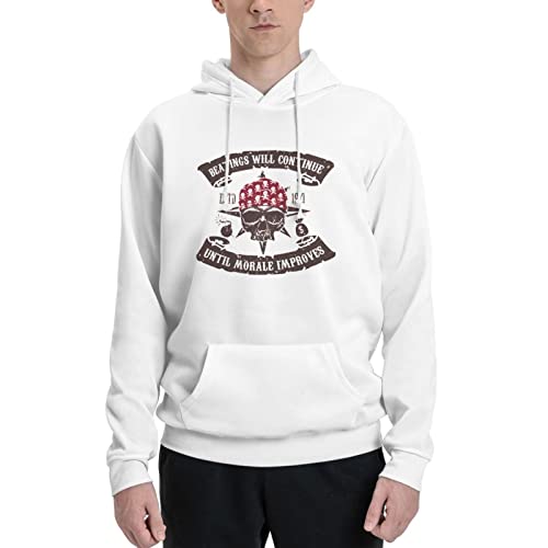 Sweat à capuche message ironique original Dsoluuing textile résistant taille XL - 4