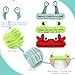 3 Pieces Face Wash Hairband Spa Headband Facial Makeup Hair Band Skincare Head Wraps Cartoon Elastic Head Band Cute Frog Snail Crab Creative Hair Accessories for Shower Beauty Sports