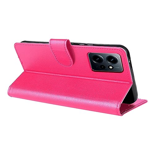Capa Capinha Carteira Flip Para Xiaomi Redmi Note 12 4G (VERMELHO)